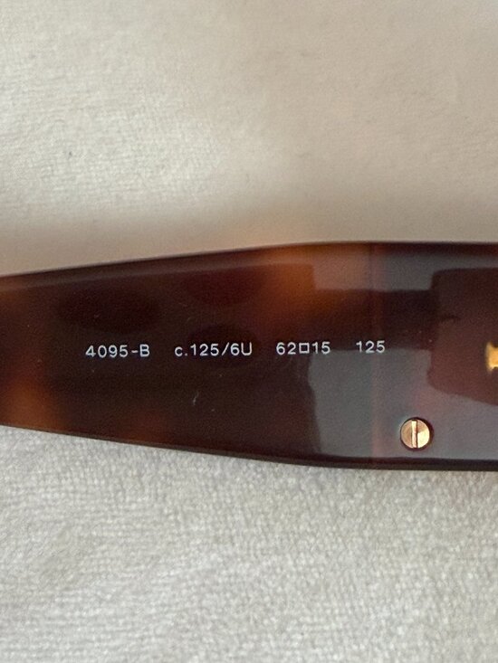 Chanel Vintage Interlocking CC Logo Brown & Gold Tortoiseshell Sunglasses 4095-B main image 9